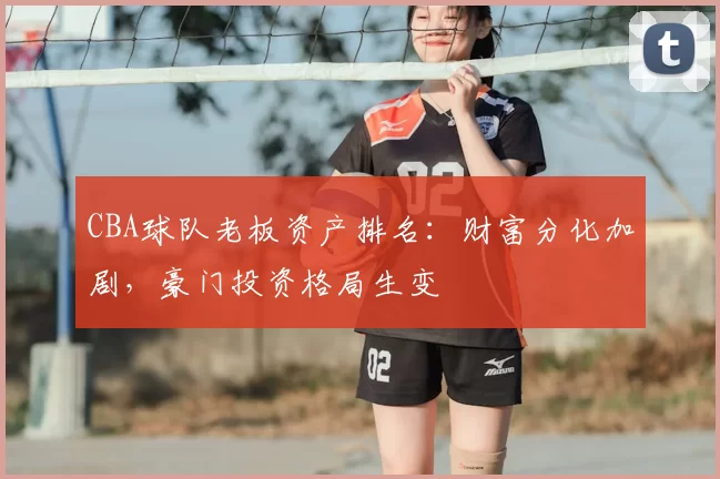 CBA球队老板资产排名：财富分化加剧，豪门投资格局生变